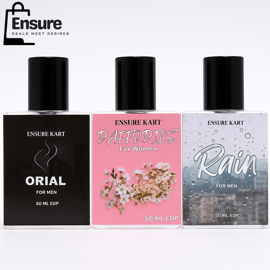 Perfume Trio Collection – Orial, Rain & Daffodils | 3 Premium Fragrances